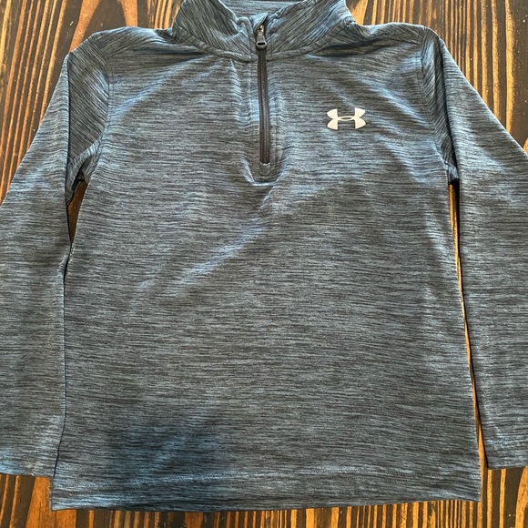 Under Armour Quarter-Zip long sleeve Pullover boys size 7 - Picture 3 of 7
